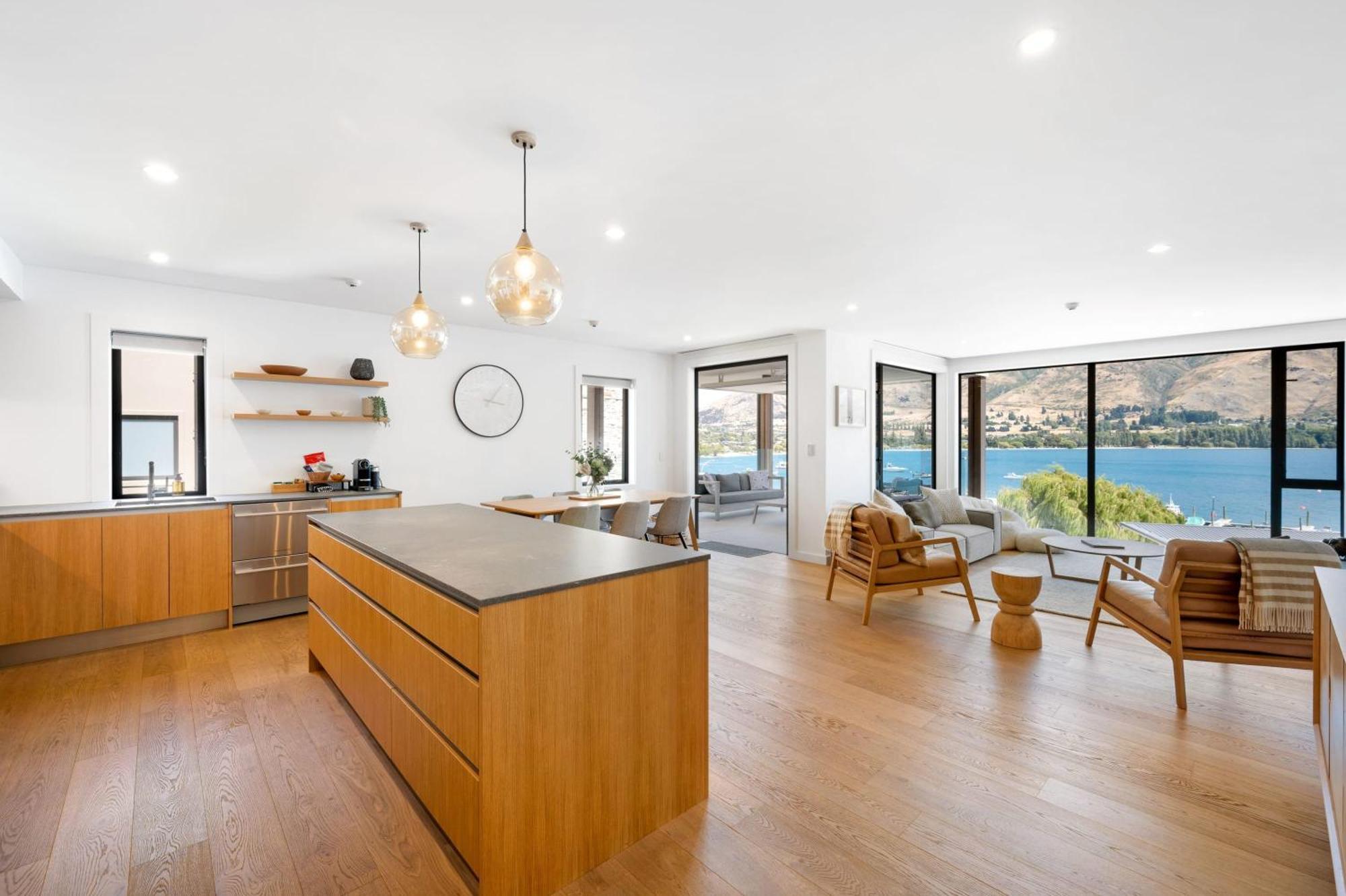 Lakeside Luxury 2 Bedroom Apartment Wanaka Exterior foto